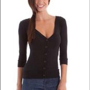 COMING SOON! 3/4” Sleeve Button Up V Neck Cardigan